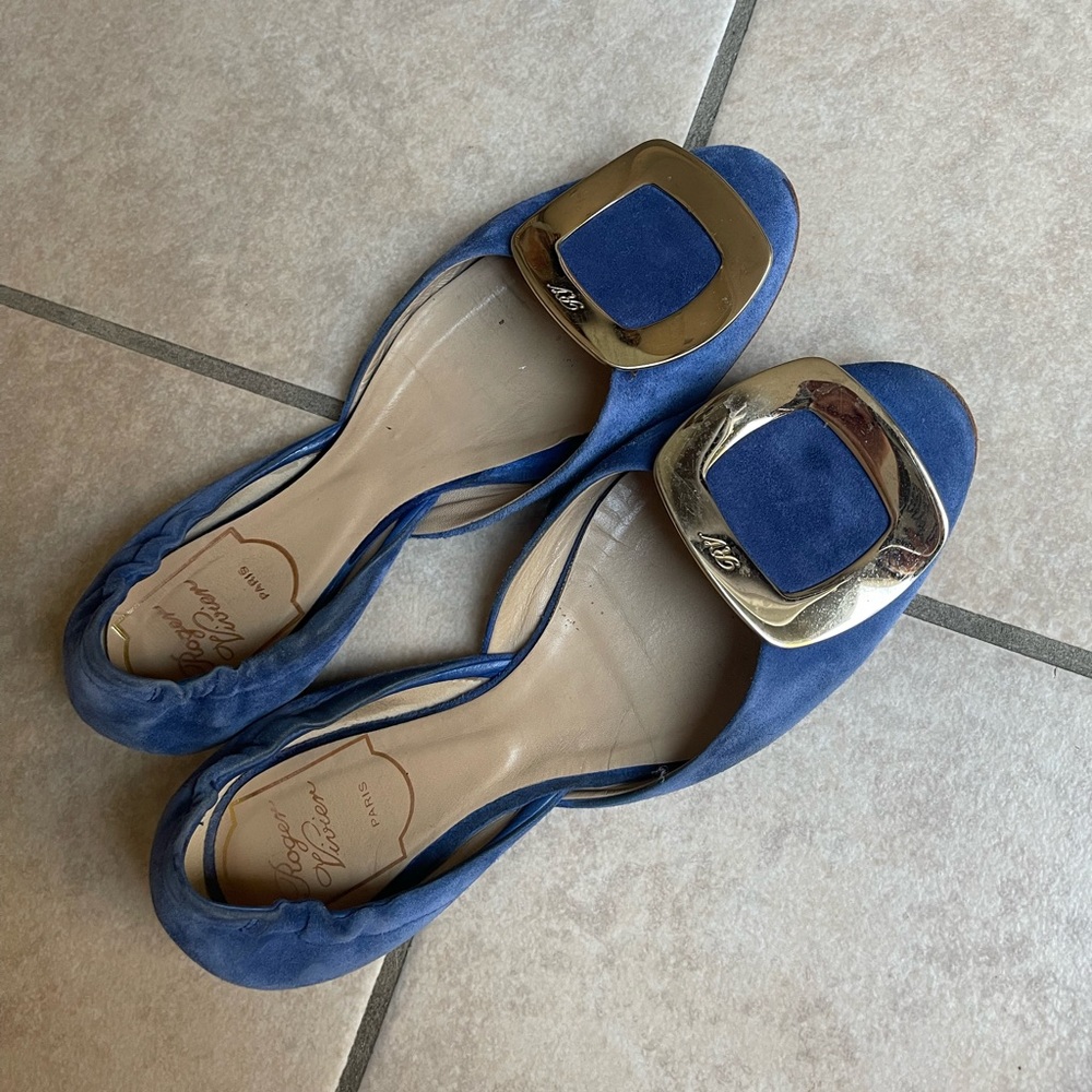 Roger Vivier Flats Blue
